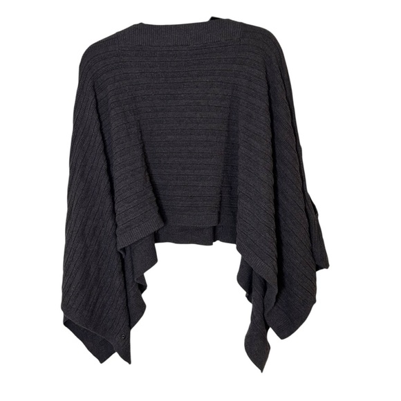 Lululemon Forward Flow Poncho- Heathered Black- One Size - Picture 7 of 12